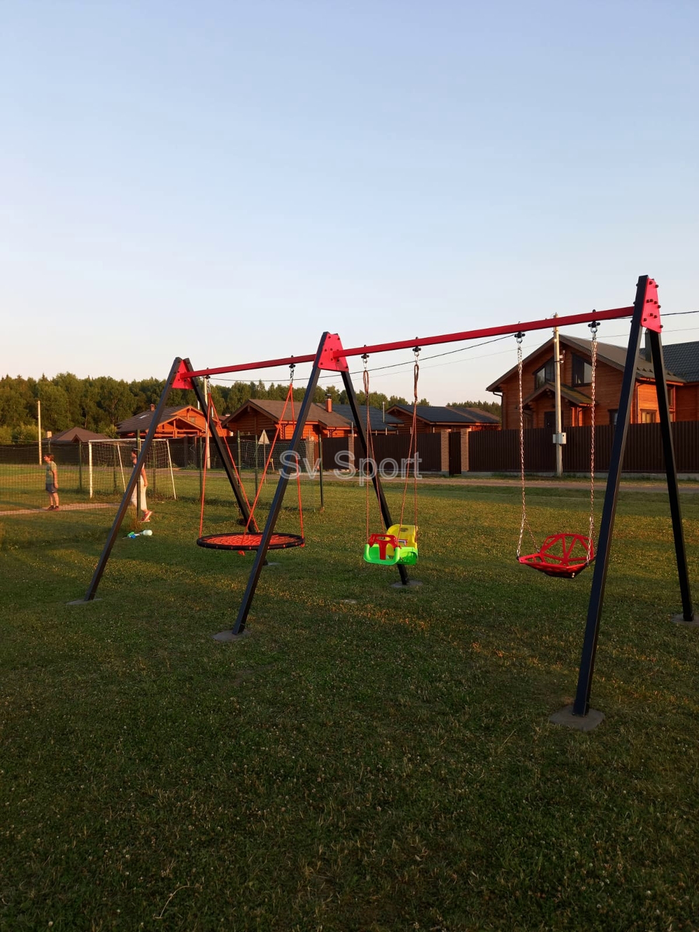 Монтаж уличных качелей Sv Sport Maxi х 2