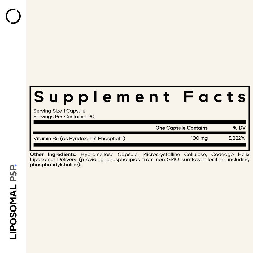Codeage, Liposomal P5P, 90 растительных капсул