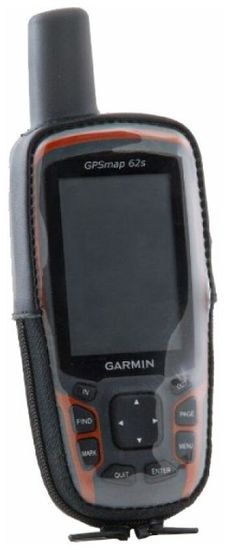 Garmin GPSMAP 64 / 62 чехол натуральная кожа, зажим с окном для зарядки (02-112)