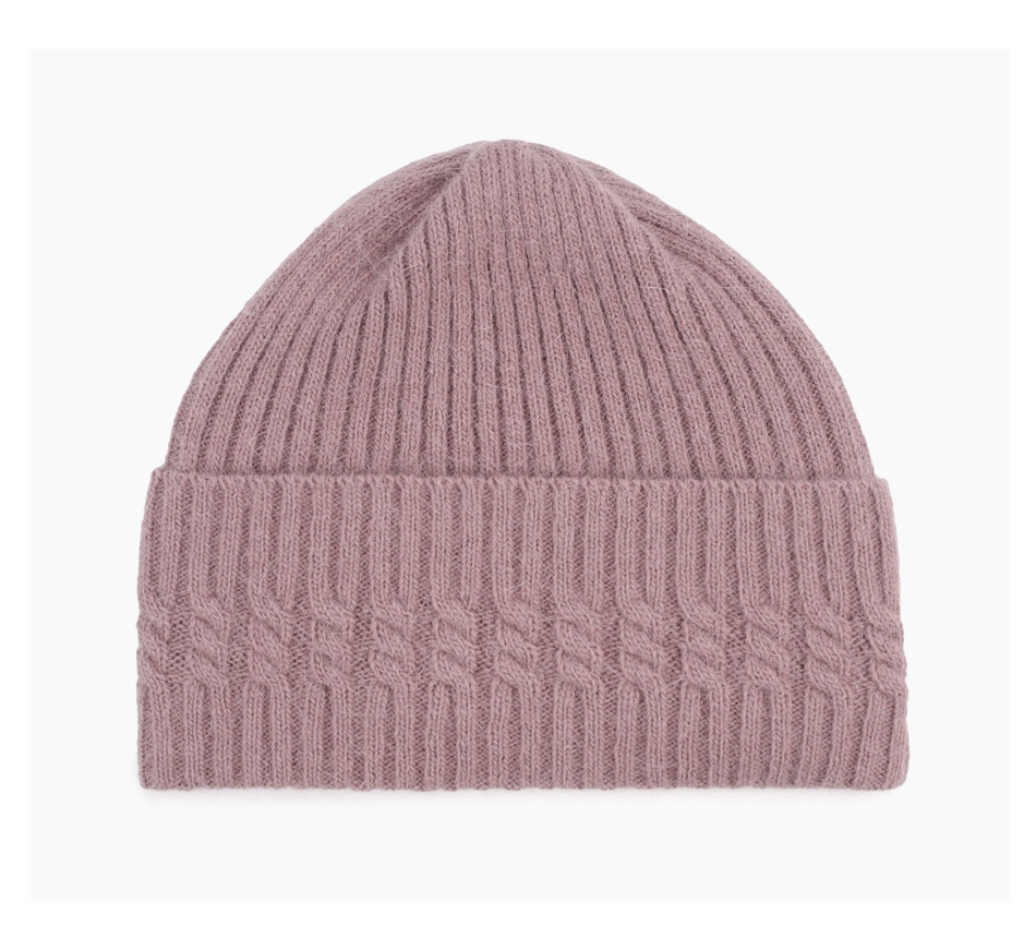 Женская шапка DBR 56-580117 розово-серый