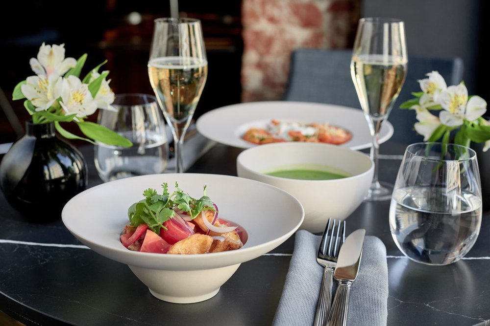 Тарелка глубокая d=21 cм,фарфор "NOBLE" серия "Fine Plus-Light Grey"