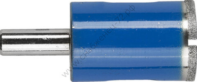 ЗУБР d 20 мм, Р100, цилиндрический хвостовик, Алмазное трубчатое сверло для дрели, Профессионал (29860-20)