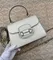 Женская мини-сумка Gucci Horsebit 1955 белый