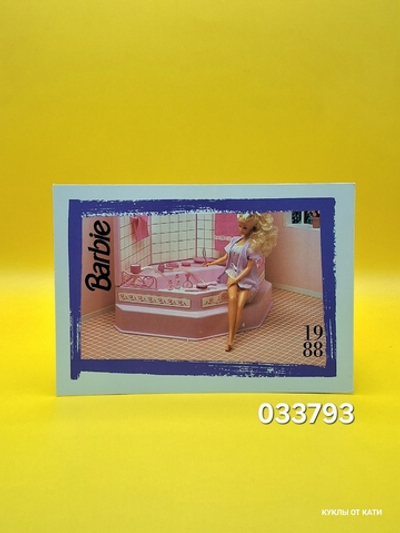 Аксессуар винтажная карточка Барби 90х 033793