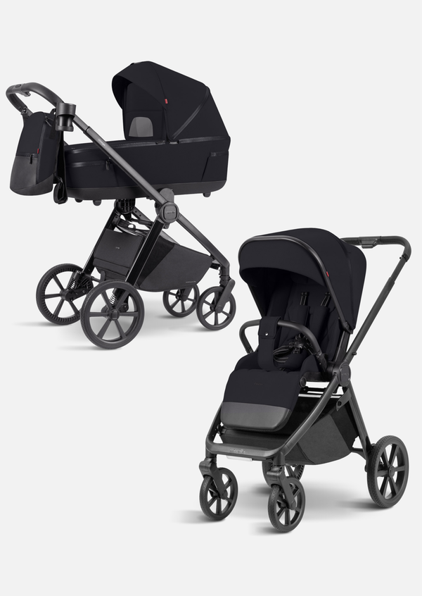 Carrello Коляска 2 в 1 Omega+ (Cosmo Black)