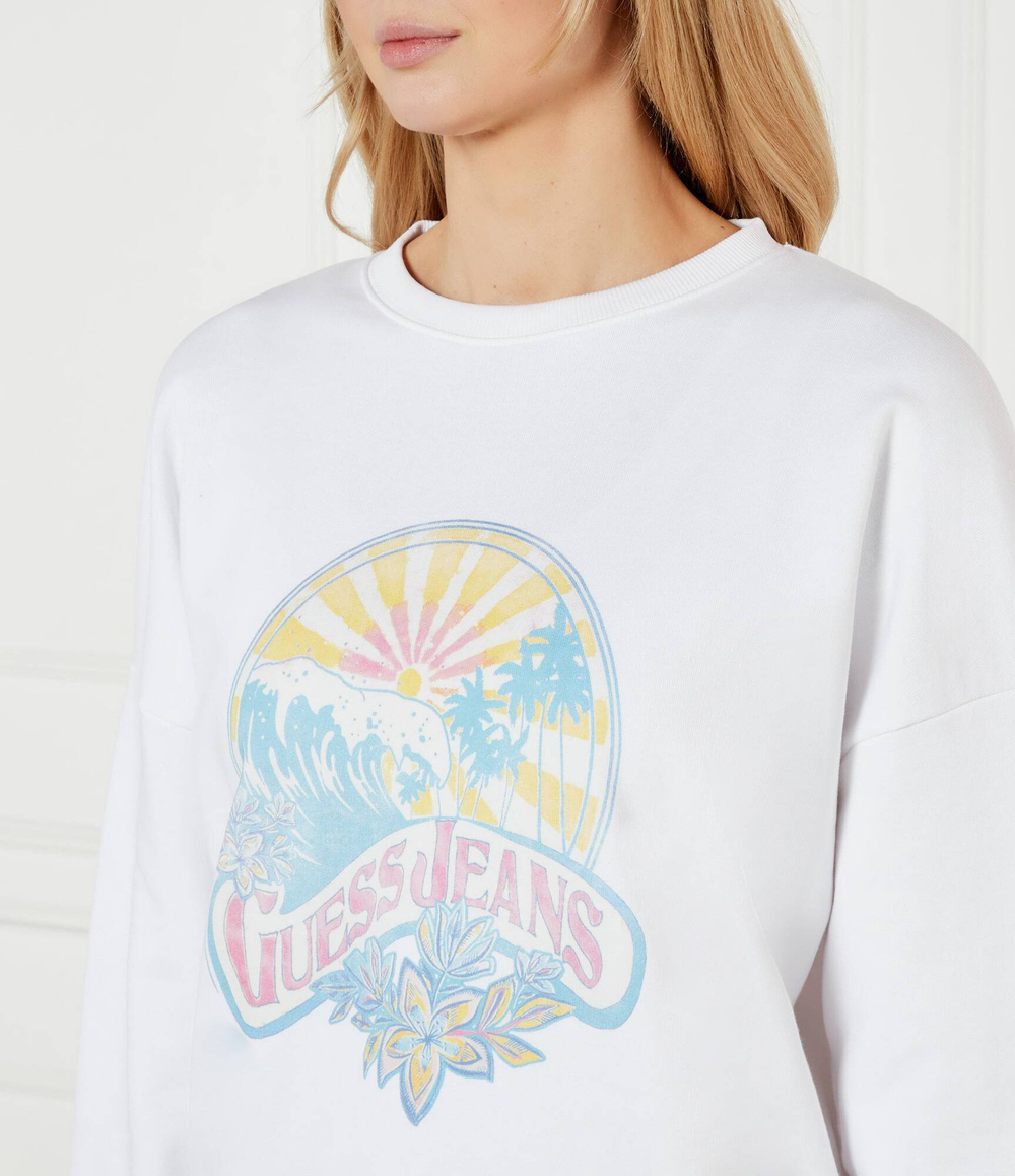 Худые SUNSET Guess Jeans - белый(W5GQ16 K68I4)