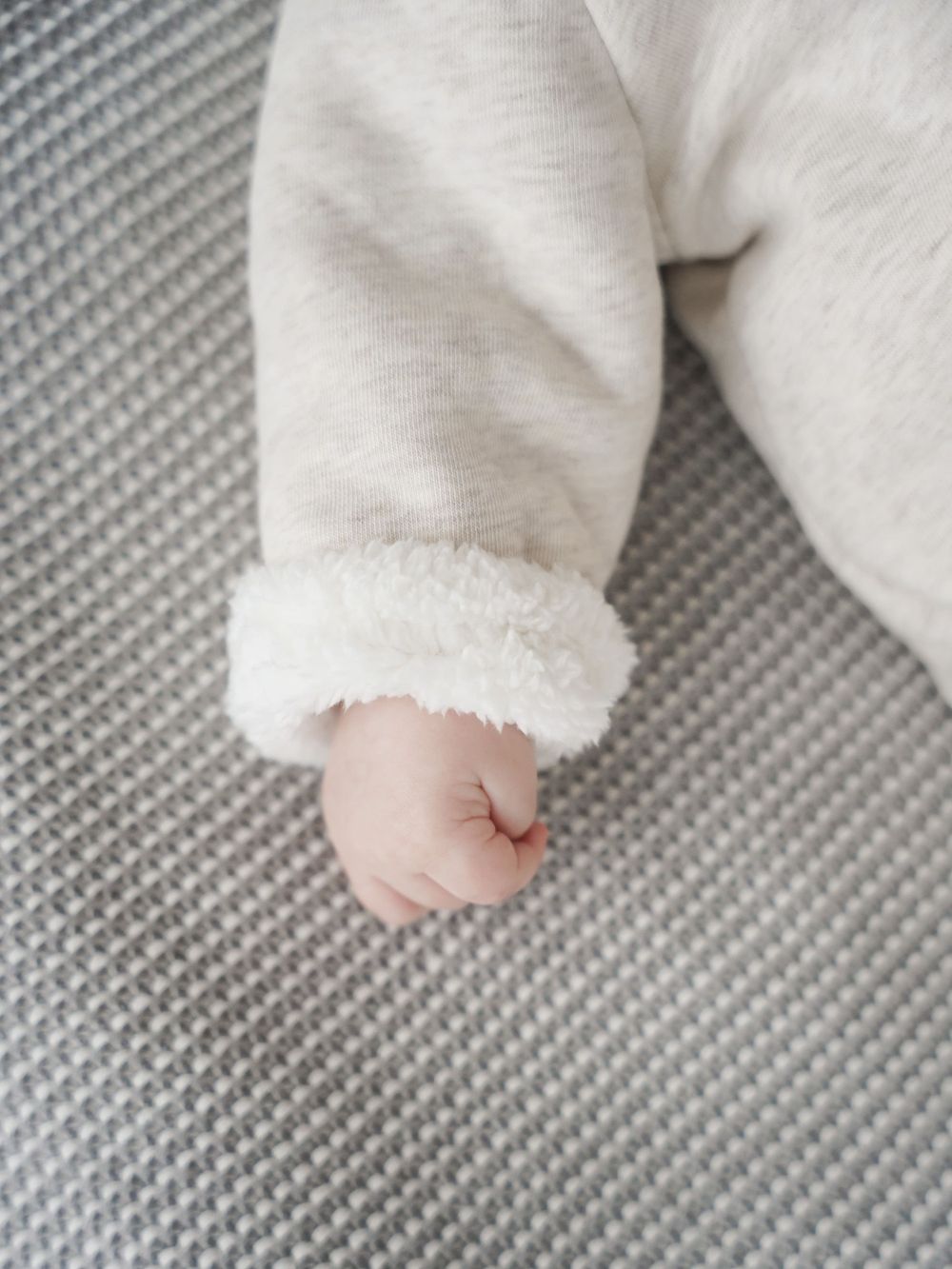 Комбинезон на меху "Ванильный пудинг" 0+