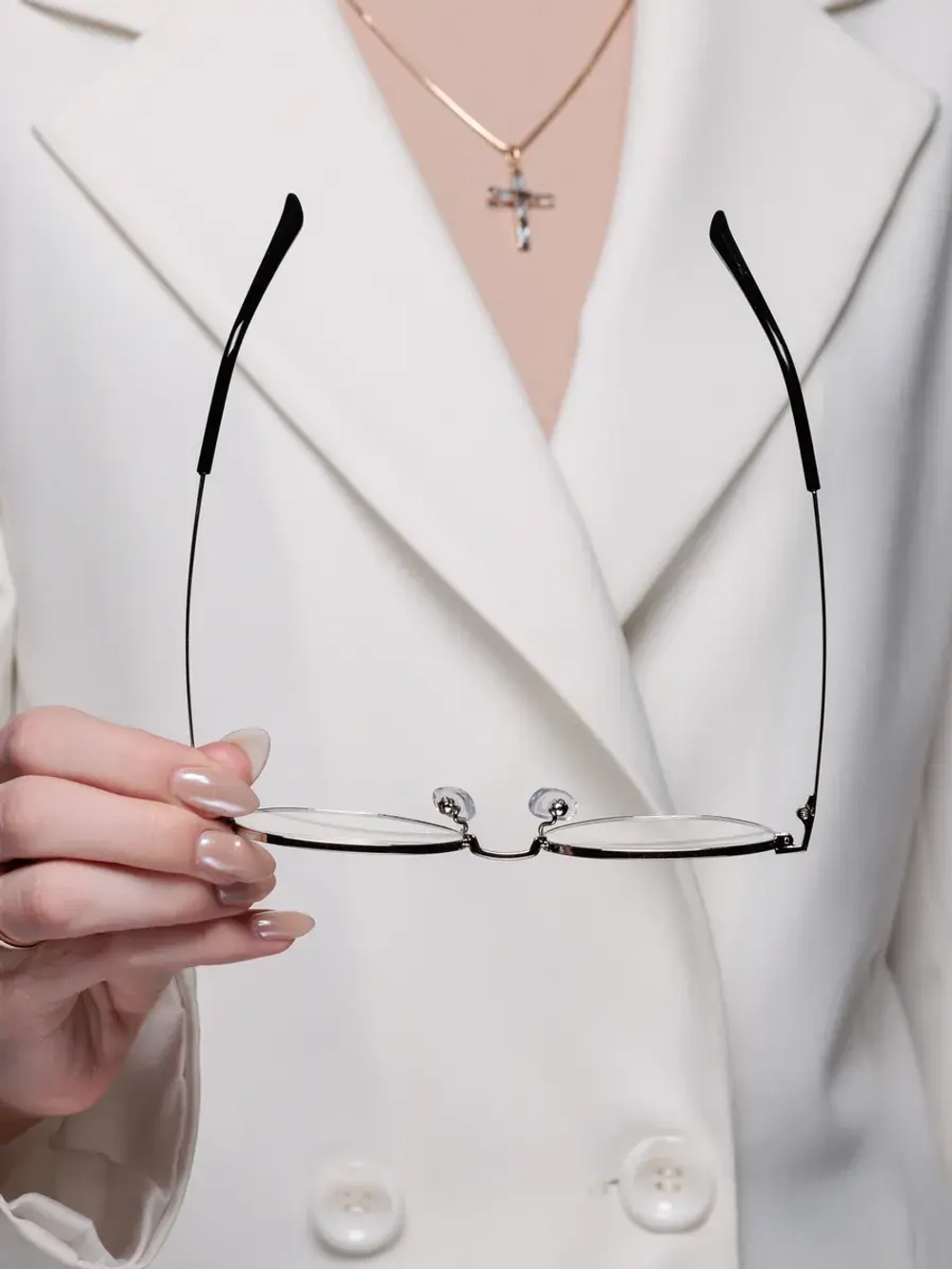 Очки для компьютера имиджевые защитные прозрачные нулевки