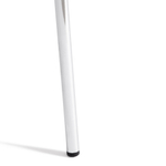 Стул SKALBERG (mod. C-084-A) металл/пластик, 46 х 56 х 79 см, White (белый) / Chrome (хром)
