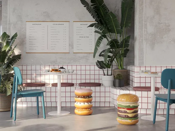 Стул Saga, сине-зеленый