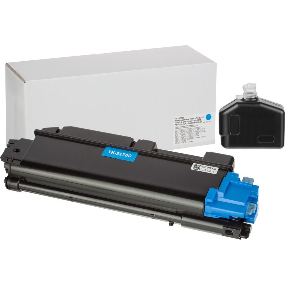 Тонер-картридж Retech TK-5270C гол. для Kyocera P6230/6630