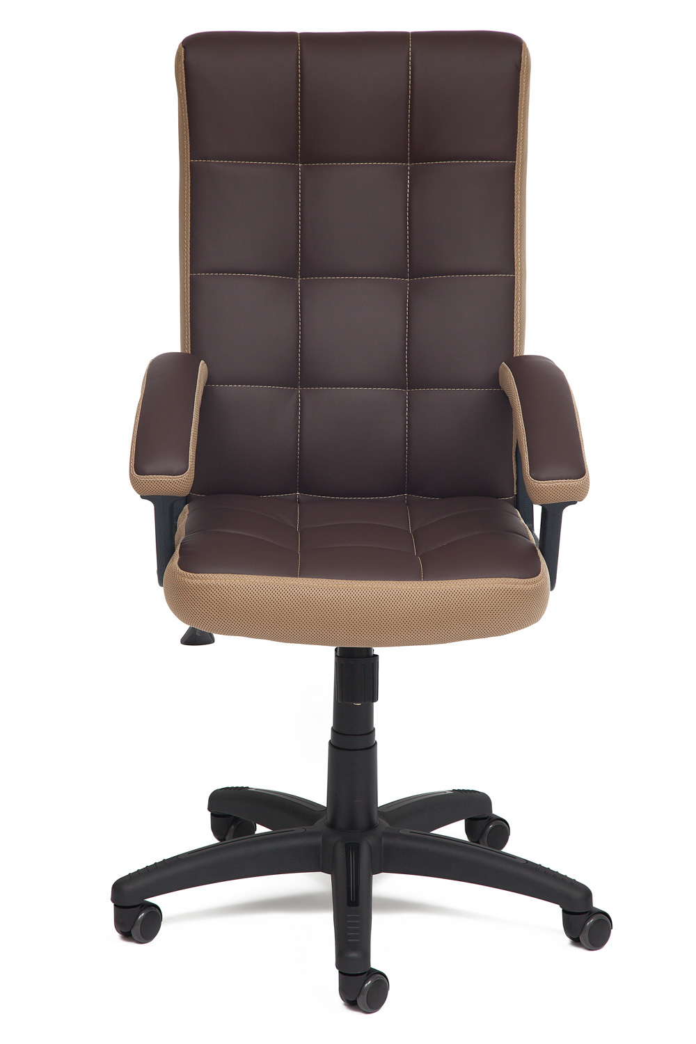 Trendy Кресло офисное (коричневый кожзам)
