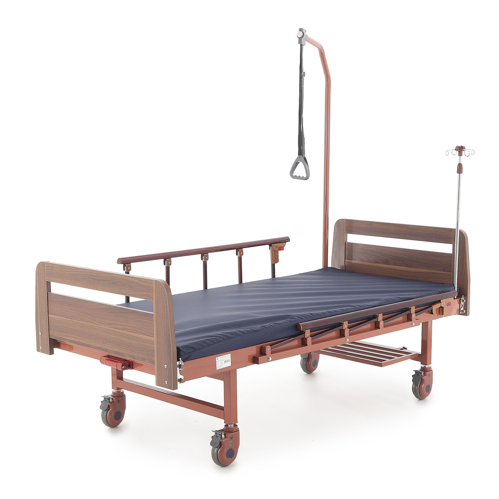 Кровать механическая Med-Mos Е-17В (ЛДСП коричневый)