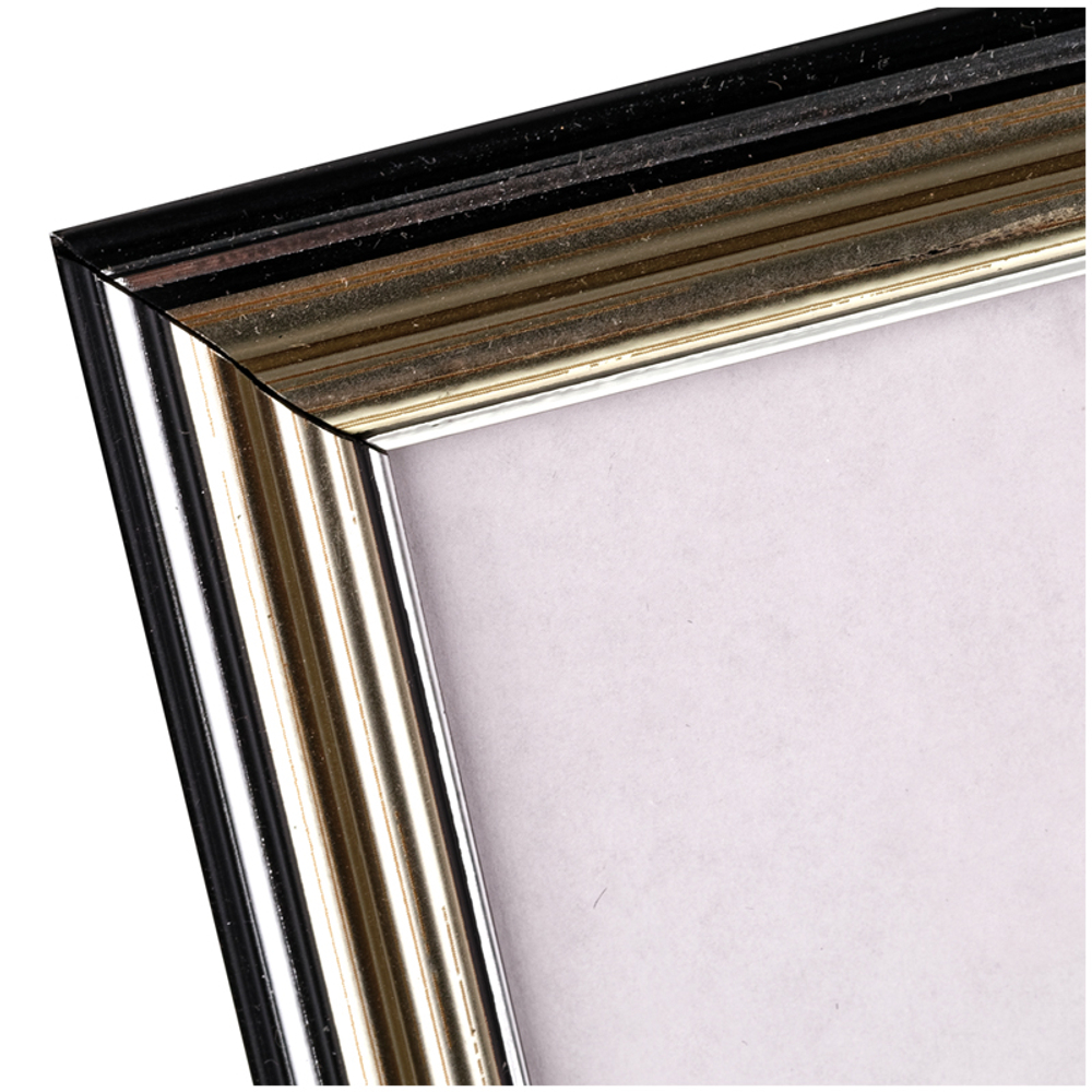 Рамка пластиковая, OfficeSpace, №2, серебро, стекло, 21х30 см