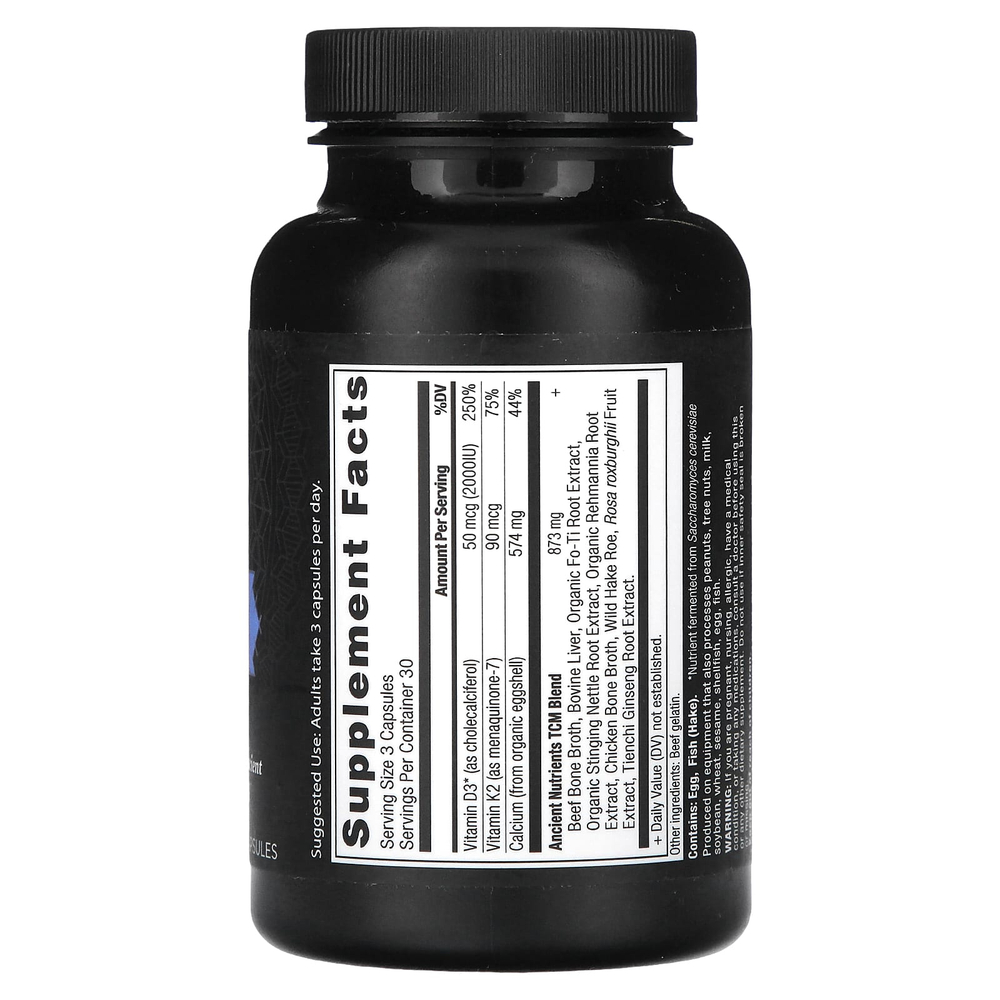 Ancient Nutrition, Кальций, 90 капсул