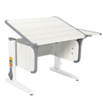 Растущая парта Дэми с боковой полкой СУТ 41-01 (1030×550 мм)