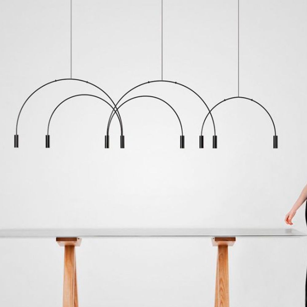 Подвесной Светильник Arc 4 Black By Imperiumloft