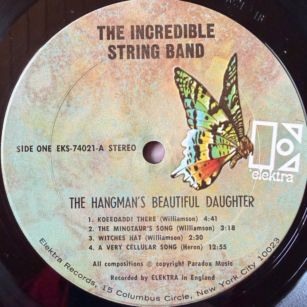 The Incredible String Band ‎– The Hangman's Beautiful Daughter (США) Т