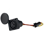 Порт разъем гнездо зарядного устройства 3 Pin для электровелосипедов