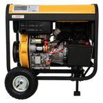 Генератор дизельный DD6300Е, 5.0 кВт, 220 В/50 Гц, 15 л, электростартер Denzel