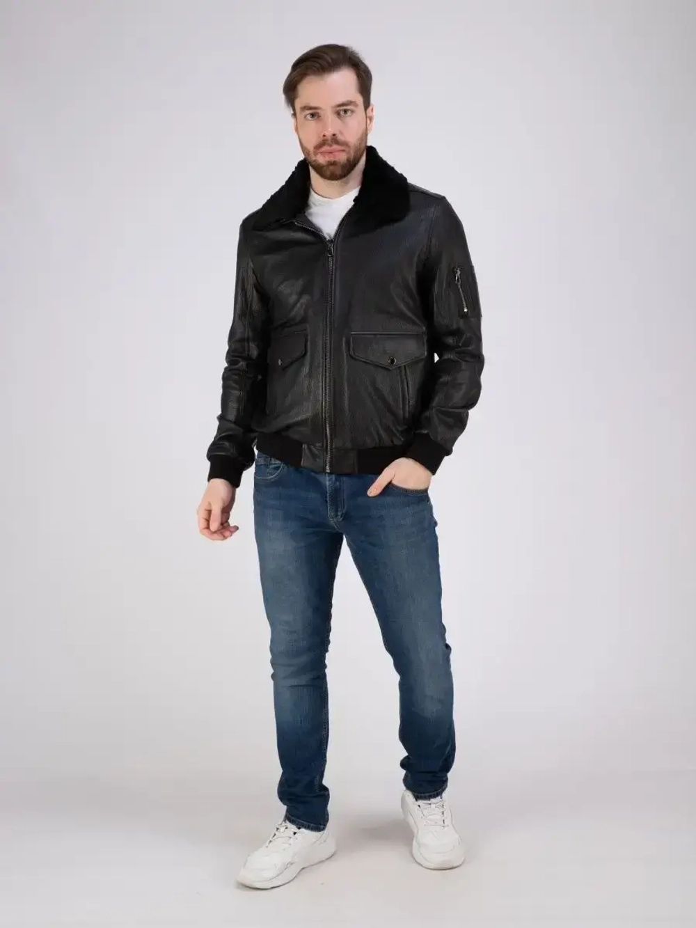 Куртка кожаная из натуральной кожи Турция