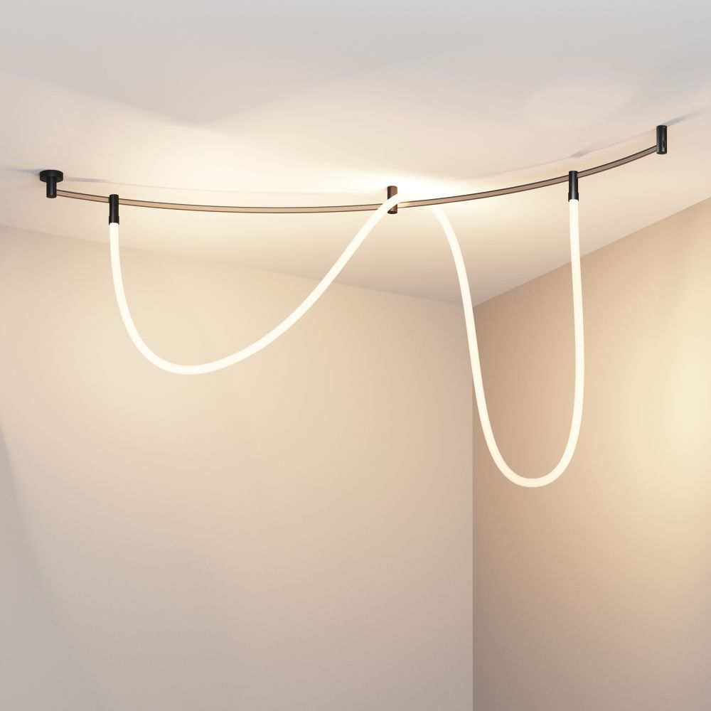 Трековый магнитный светодиодный светильник Maytoni Flexity   TR209-1-48W3K-B