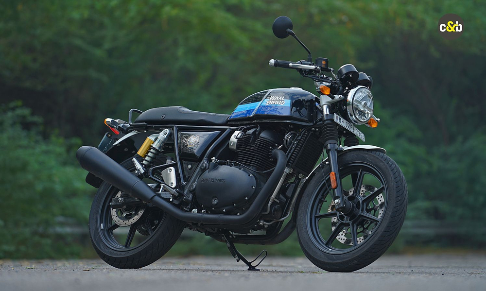 Royal Enfield Continental GT 650 Slipstream Blue (Black Alloy) 2024