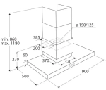 Вытяжка Asko CW4939S фото 5
