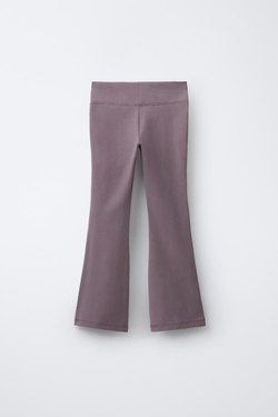 ZARA ЛЕГИНСЫ FLARE, ЦВЕТ МАЛЬВЫ