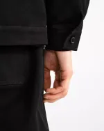 Рубашка Kuzma Оверширт Начало Твил Черная