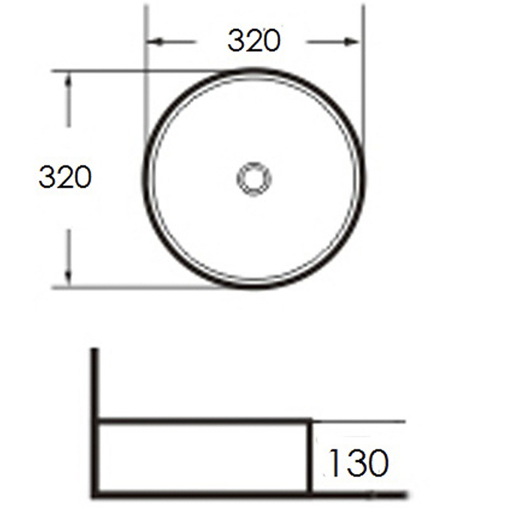 РАКОВИНА GROSSMAN GR-3021 КРУГЛАЯ (32 СМ)