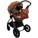 Коляска трансформер 3в1 с перекидной ручкой Luxmom A4 /бежевая