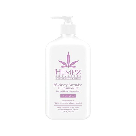 Увлажняющее молочко для тела «Лаванда, ромашка и дикие ягоды» — Hempz Blueberry Lavender & Chamomile Herbal Body Moisturizer