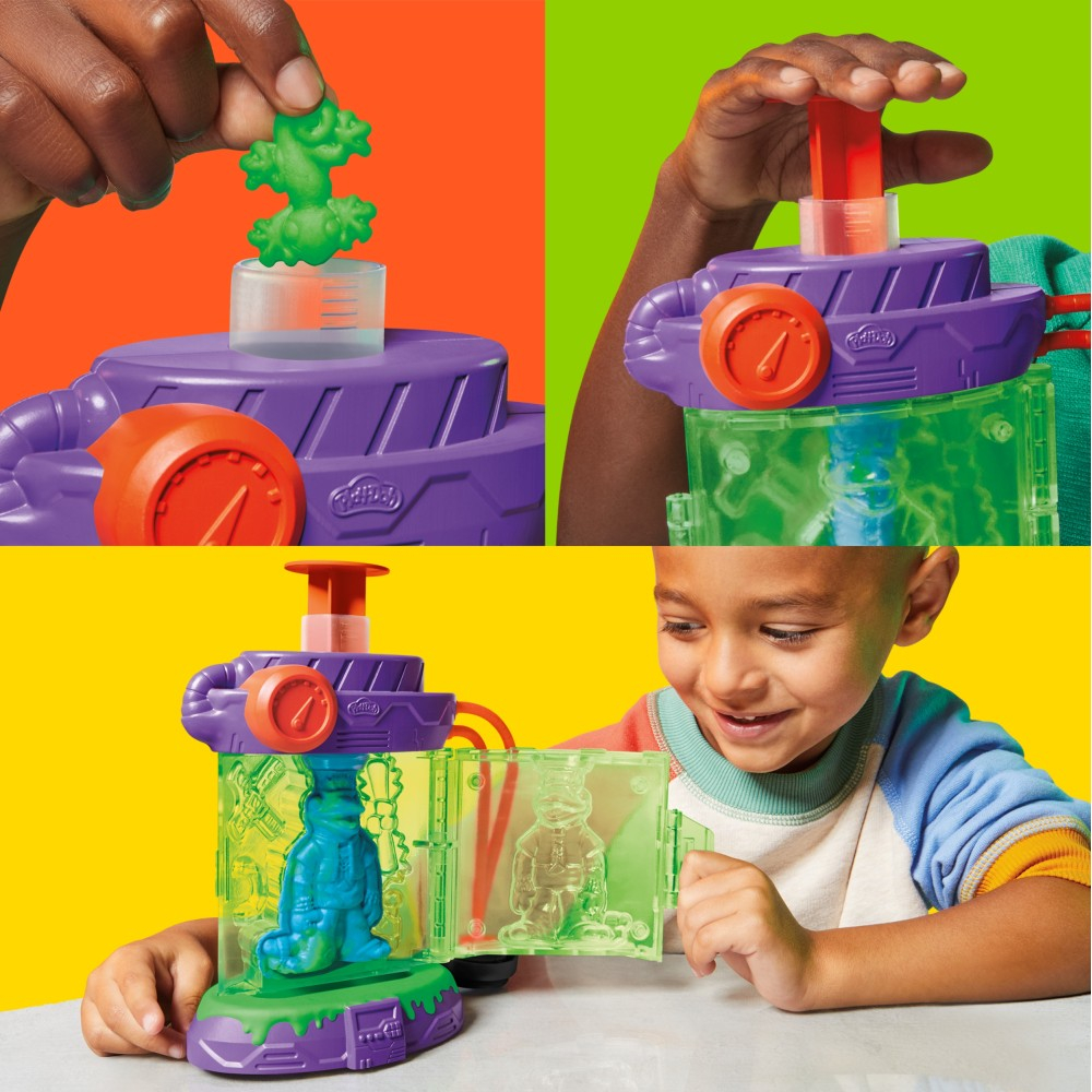 Play-Doh - Пластилин ВОИНСКИЕ ЧЕРЕПАШКИ НИНДЗЯ 113 г + аксессуары G0557