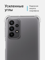 Чехол ROSCO для Samsung Galaxy A23 оптом (арт. SS-A23-HARD-TPU-TRANSPARENT)