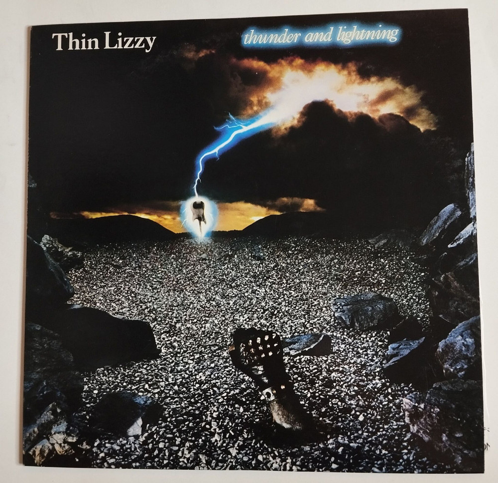 Винтажная виниловая пластинка LP Thin Lizzy Thunder And Lightning (Japan 1983) (No Obi)