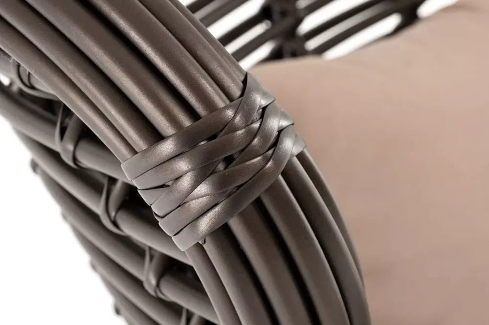 "Парма" кофейный комплект из искусственного ротанга, цвет бронзовый