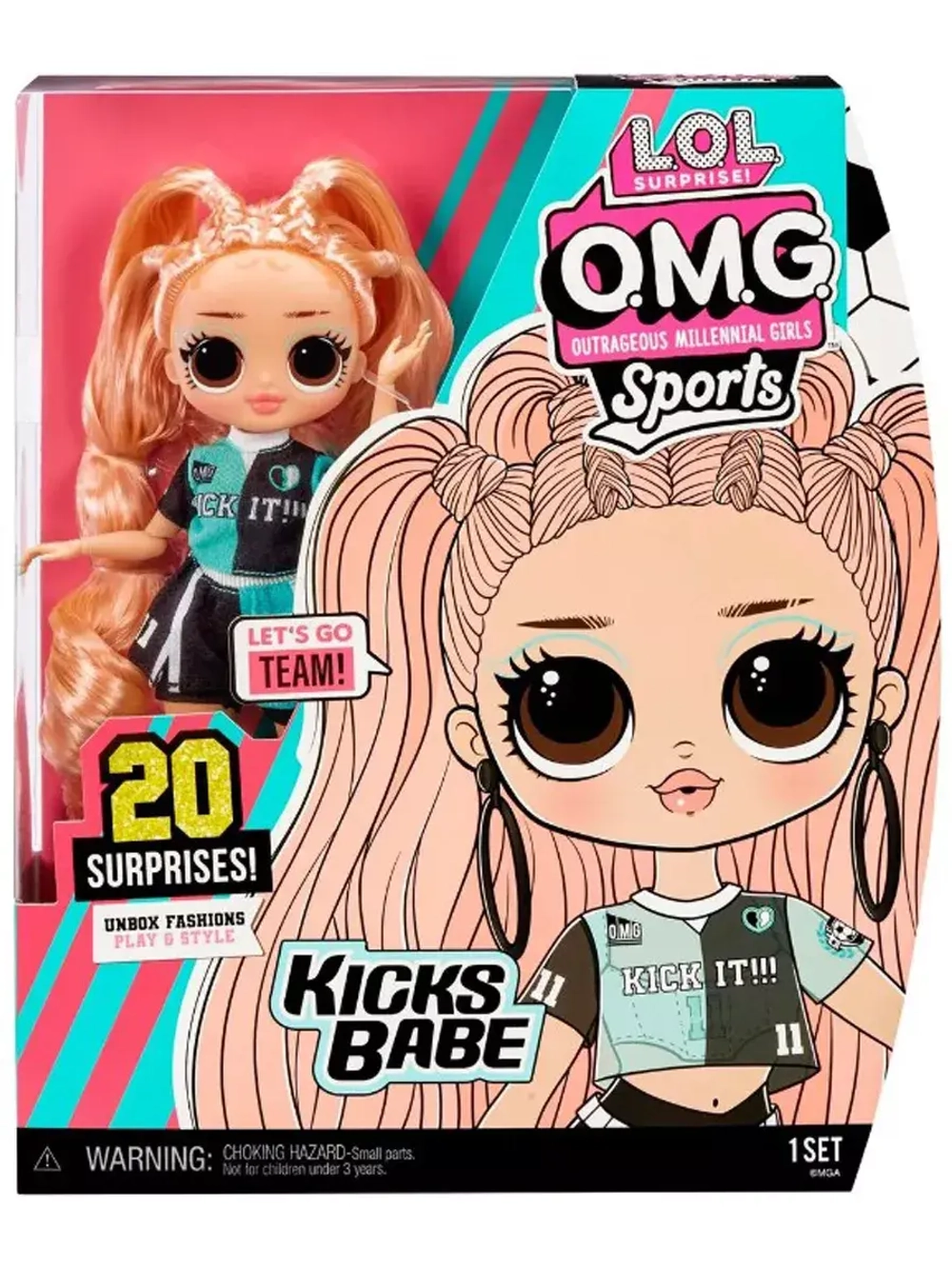 Кукла Лол Lol OMG Sports Kicks Babe оригинал