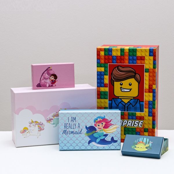 Коробка прямоугольная Детство 22×14×8см