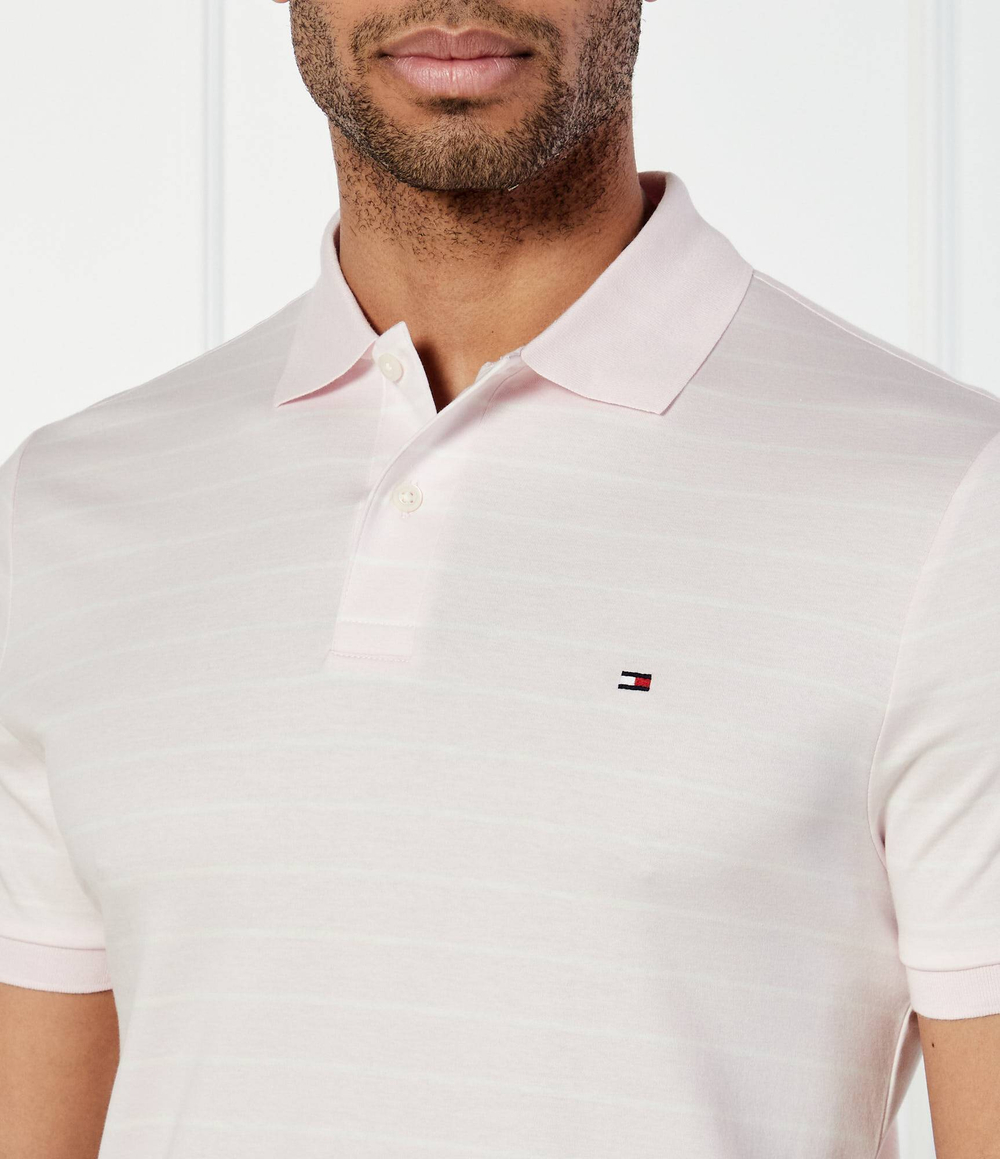 Поло Tommy Hilfiger - пудро-розовый(MW0MW39994)
