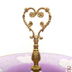 Фруктовница на ножке с ручкой Timon