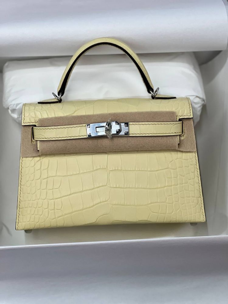 Сумка Hermes из кожи крокодила
