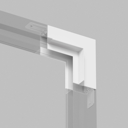 TR2118-WH Угол стена-потолок встраиваемый под ГКЛ SMART, белый