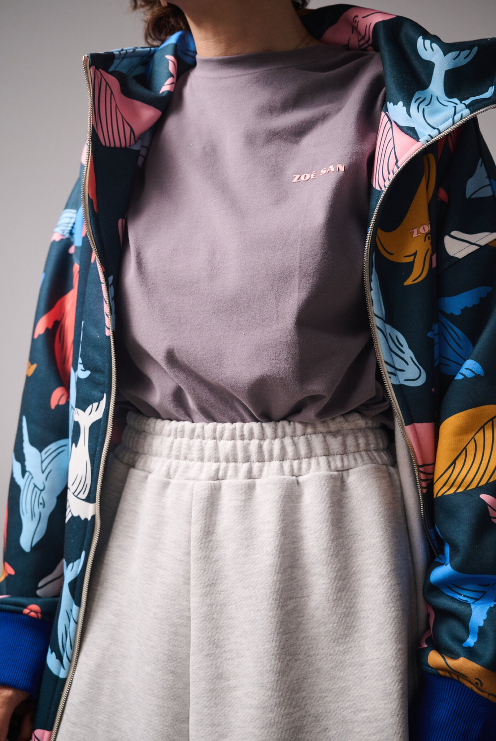 Лонгслив Zoe, графит