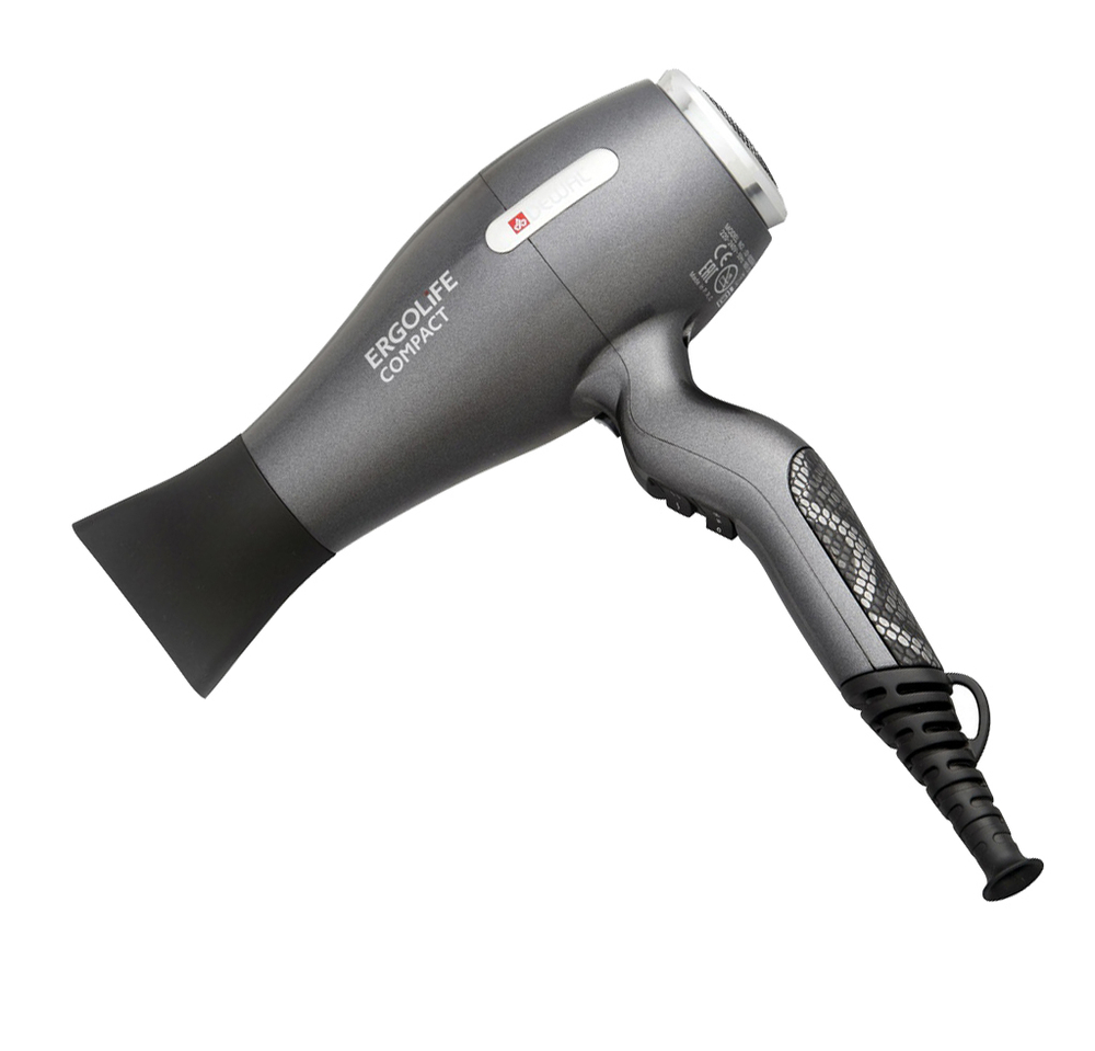 Фен DEWAL ErgoLife Compact 2000Вт 2насадки иониз.