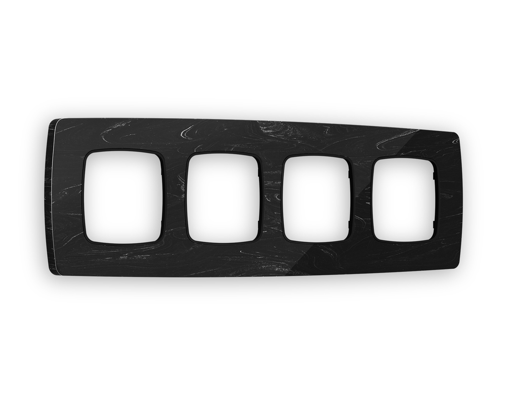 OF940704 Рамка OMEGA Opera (Черный мрамор) 4-ая