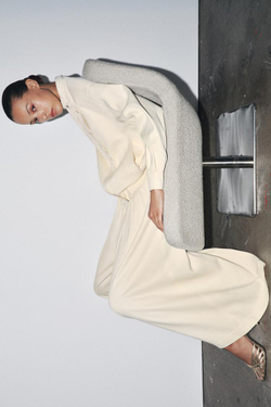 ZARA КУРТКА С ПУГОВИЦАМИ — ZW COLLECTION, ЭКРЮ