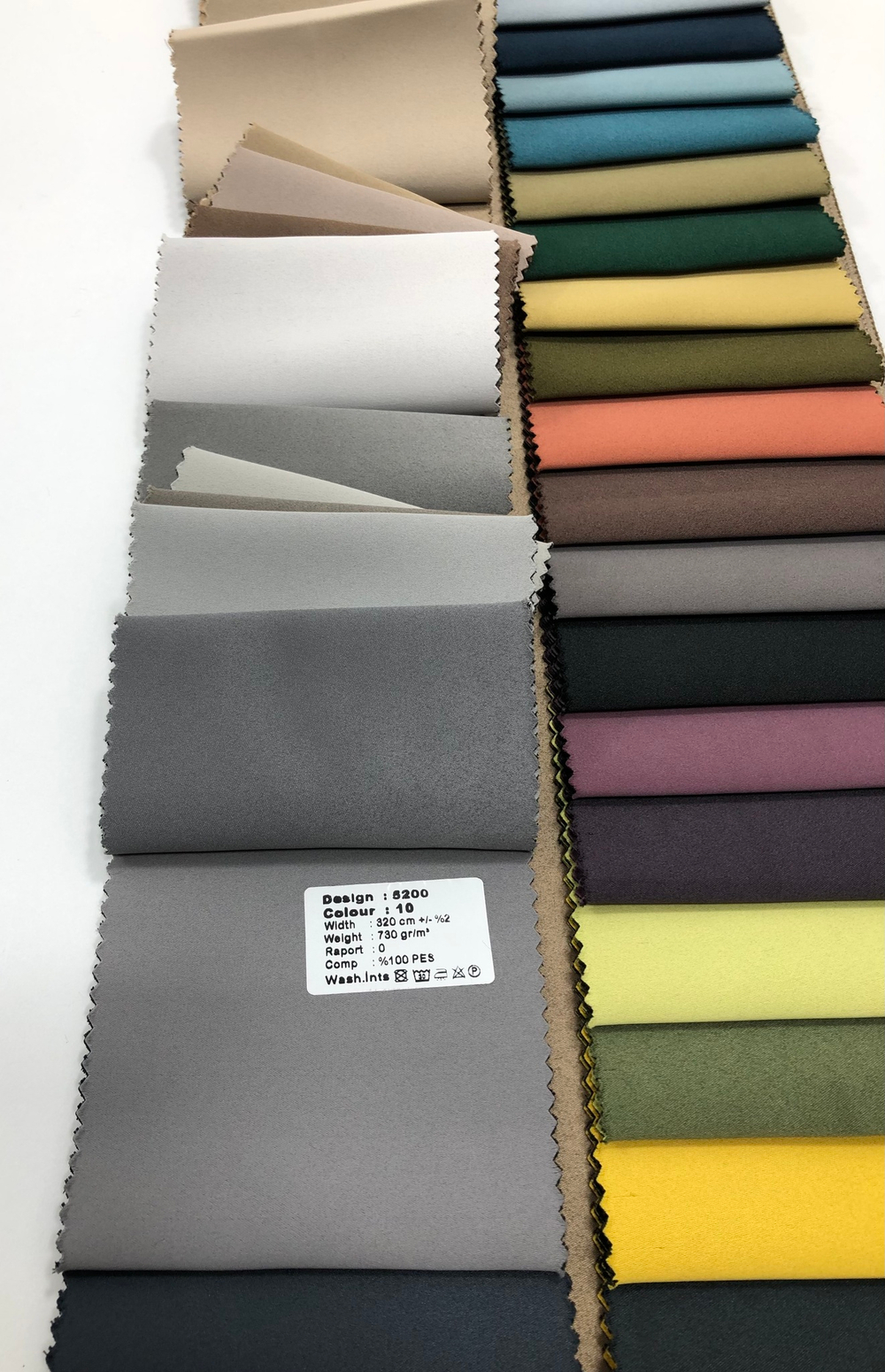 Портьерная ткань двусторонний dimout Megara арт. 5200 (высота 320 см, Турция)