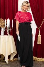 Комбинезон Вечерний образ (малиновый/черный) К14722-41М LT Collection