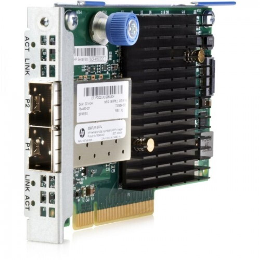 Адаптер HPE 556FLR-SFP+ FlexFabric, 10Gb 2P (727060-B21)